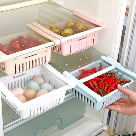 Organisateur de Frigo Extensible (lot de 4)